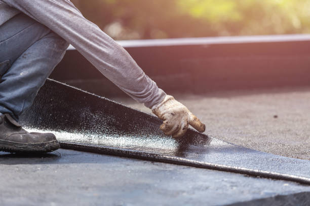 Professional Basement Waterproofing technician working in McFarland, WI